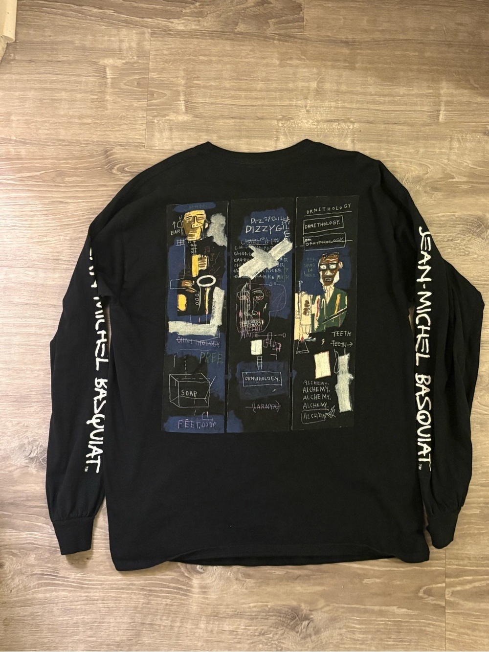 Jean, Michael Basquiat long sleeve - Artist Print